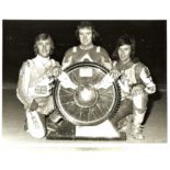 SPEEDWAY - 1976 WORLD FINAL 123 COLLINS SIMMONS CRUMP ORIGINAL LARGE PHOTO