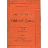 JAMES LILLYWHITE'S CRICKETERS' ANNUAL 1884