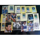 COLLECTION OF EVERTON AUTOGRAPHS
