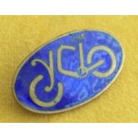 CYCLING - EARLY-MID 20th CENTURY ENAMEL BADGE