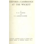 CRICKET - OXFORD V CAMBRIDGE AT THE WICKET PUBLISHED 1926