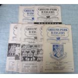 QUEENS PARK RANGERS 1950S PROGRAMMES X7