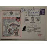 1973 SUNDERLAND V VASAS BUDAPEST LIMITED EDITION POSTAL COVER AUTOGRAPHED BY DENNIS TUEART