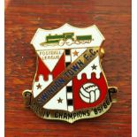 SWINDON TOWN - DIVISION 4 CHAMPIONS 1985-86 BADGE