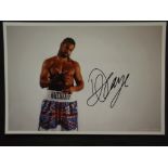 BOXING - DAVID HAYE AUTOGRAPHED PHOTO