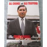 MANCHESTER UNITED - FRANK O'FARRELL SIGNED BOOK ALL CHANGE AT OLD TRAFFORD