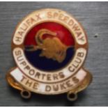 SPEEDWAY - HALIFAX SUPPORTERS CLUB BADGE