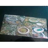 BRAZIL - 5 ORIGINAL POSTCARDS OF THE MARACANA STADIUM