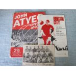 JOHN ATYEO BRISTOL CITY TESTIMONIAL PROGRAMME V LEEDS + EXTRA'S