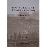 FOOTBALL LGE PLAYERS' RECORDS 1888 - 1939 MANCHESTER LIVERPOOL VILLA WBA CHELSEA LEEDS WOLVES ETC