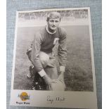 WESTMINSTER AUTOGRAPHED EDITION - ROGER HUNT LIVERPOOL & ENGLAND