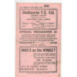 1943-44 SHELBOURNE v SHAMROCK ROVERS