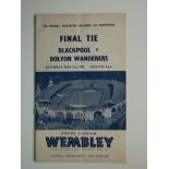 1953 FA CUP FINAL PROGRAMME BLACKPOOL V BOLTON