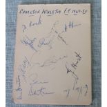 CHARLTON AUTOGRAPHS 1949-50