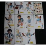 WEST BROMWICH ALBION - 11 GREAT PLAYER CARICATURE PHOTO'S