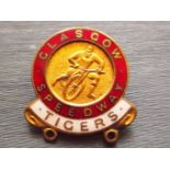 SPEEDWAY - GLASGOW BADGE