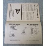 QPR V WEST BROM LEAGUE CUP FINAL 1967 SIGNED BY 8 WEST BROM PLAYERS