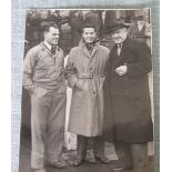 PHOTOGRAPH OF TROTTER,BLENKINSOP, SEED 1940s - SHEFFIELD WEDNESDAY & CHARLTON