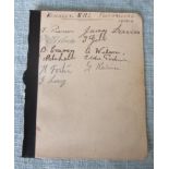 KEIGHLEY NORTHERN RUGBY AUTOGRAPHS 1923-24