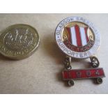 SPEEDWAY - GLASGOW GILT BADGE WITH 1964 BAR