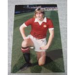 BRIAN GREENHOFF MANCHESTER UNITED SIGNED PHOTO