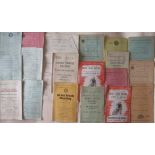 SPEEDWAY - 1959 GRASTRTACK PROGRAMMES X 19 MANY INCLUDE OFFICIAL RESULT SHEETS