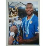 LEICESTER CITY - WES MORGAN SIGNED PHOTO