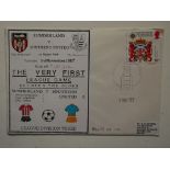 1987 SUNDERLAND V SOUTHEND - LIMITED EDITION POSTAL COVER