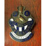 WEST BROMWICH ALBION - VERY RARE 1931 FA CUP WINNERS & PROMOTION BADGE