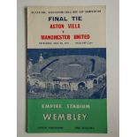 1957 FA CUP FINAL ASTON VILLA V MANCHESTER UNITED