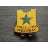 SPEEDWAY - KINGS LYNN BADGE