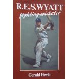 FIGHTING CRICKETER R.E.S. WYATT WARWICKSHIRE BY GERALD PAWLE