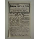 1945-46 FULHAM V WEST BROMWICH ALBION
