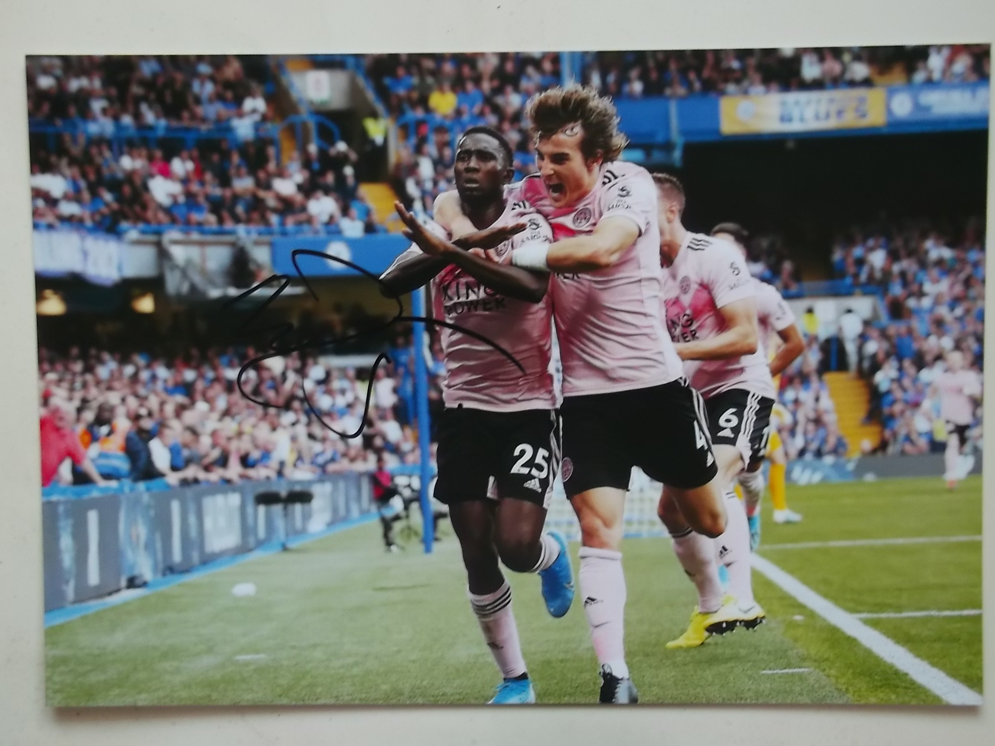 LEICESTER CITY - W.NDIDI SIGNED PHOTO