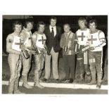 SPEEDWAY - ENGLAND LOUIS WILSON COLLINS SIMMONS JESSUP ORIGINAL LARGE PHOTO