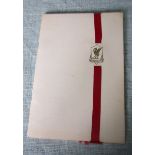 LIVERPOOL 1963-64 CHAMPIONSHIP MENU