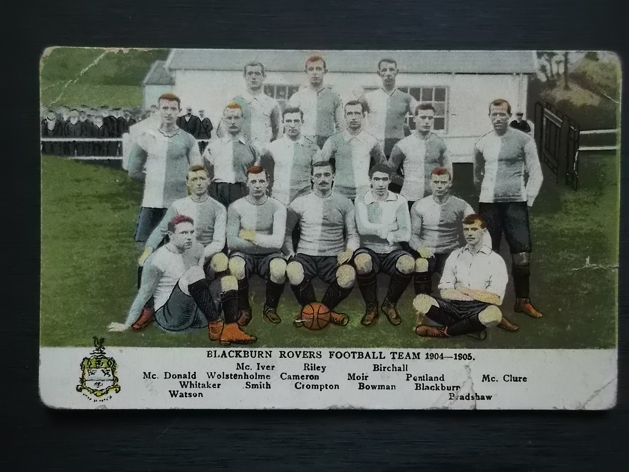 BLACKBURN ROVERS - 1904-05 ORIGINAL POSTCARD