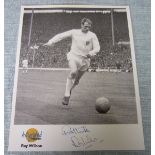 WESTMINSTER AUTOGRAPHED EDITION - RAY WILSON EVERTON & ENGLAND