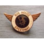 SPEEDWAY - RYE HOUSE BADGE