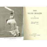 CRICKET - HAND SIGNED RAY ROBINSON BOOK THE GLAD SEASON