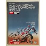 SPEEDWAY - 1988 WORLD CHAMPIONSHIP FINAL IN DENMARK PROGRAMME + TICKET