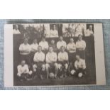 GLOUCESTER FOOTBALL CLUB 1929-30 POSTCARD