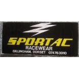 MOTORSPORT - SPORTAC RACEWEAR GILLINGHAM DORSET VINYL DECAL STICKER LARGE