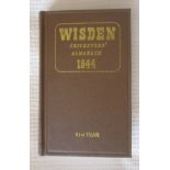 WISDEN CRICKETERS' ALMANACK 1944 HARDBACK WILLOWS REPRINT