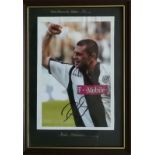 WEST BROMWICH ALBION - FRAMED & GLAZED AUTOGRAPHED PHOTO OF PAUL ROBINSON