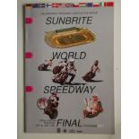 SPEEDWAY - 1990 WORLD CHAMPIONSHIP FINAL AT BRADFORD PROGRAMME + TICKET