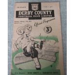 1951-52 DERBY V MANCHESTER UNITED