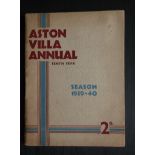 ASTON VILLA - 1939-40 HANDBOOK