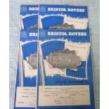 BRISTOL ROVERS PROGRAMMES 1959-60 & 1960-61 + TICKET