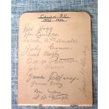 CELTIC AUTOGRAPHS 1935-36